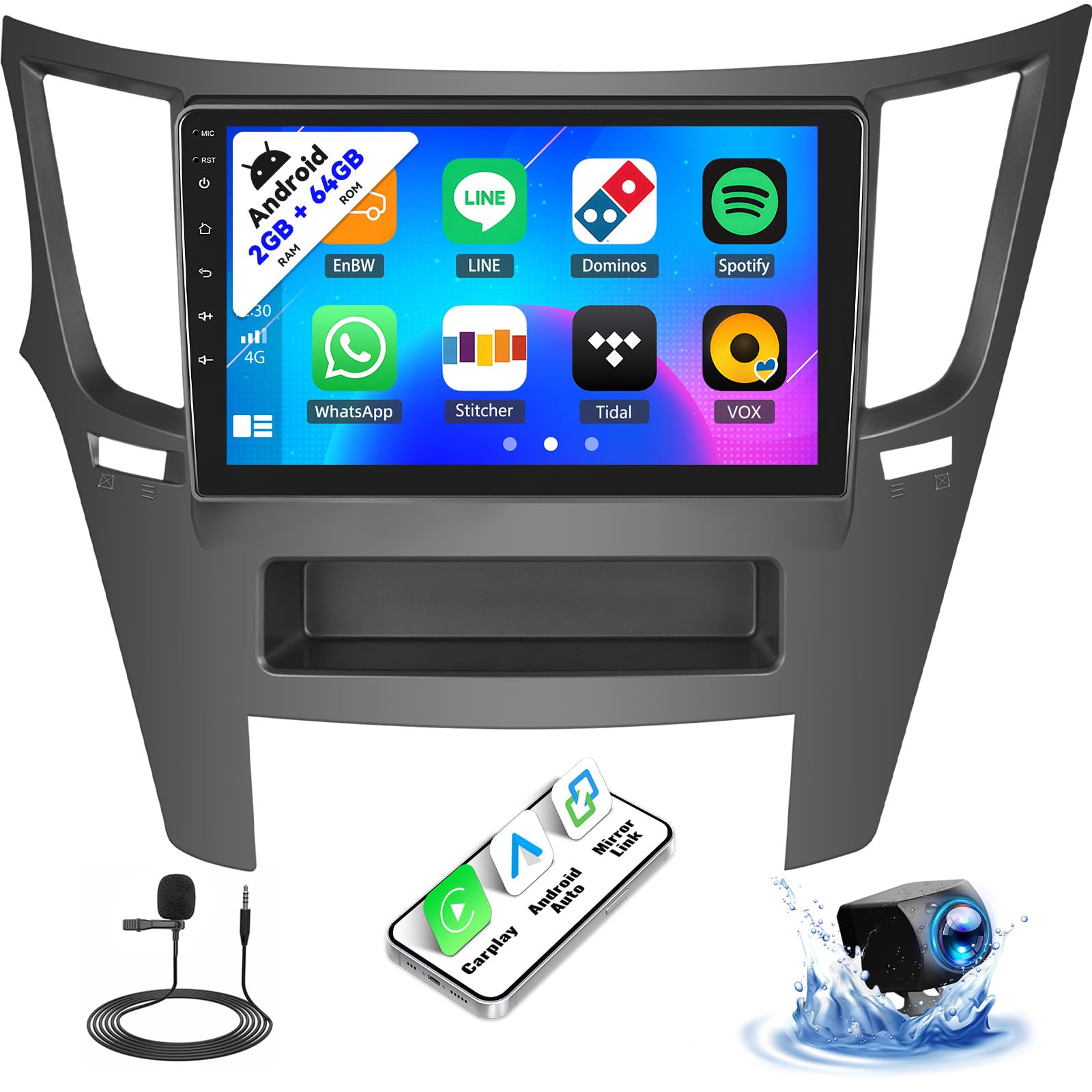 Amazon.com: SIXTOP [2+64G] Android Car Stereo for Subaru